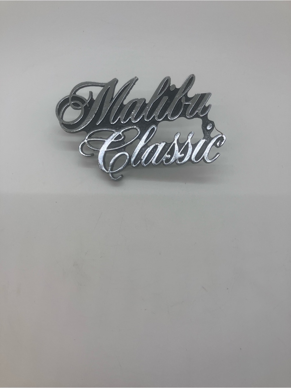 Chevy Malibu classic emblem car auto rare vintage 70s 80 s